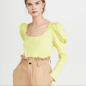 A.L.C. Lime Long Sleeve Top